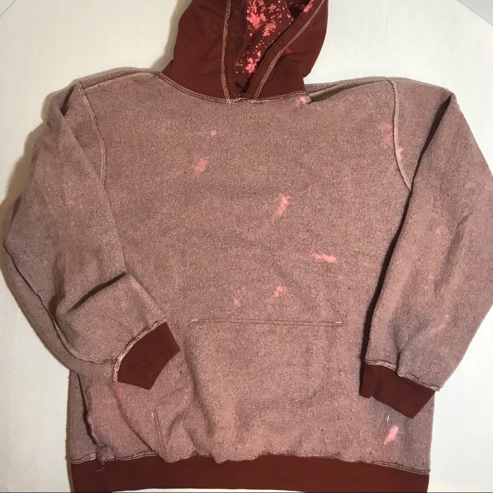 BRAND NEW UO Urban Renewal Bleach Dyed Hoodie XL - Picture 3 of 7
